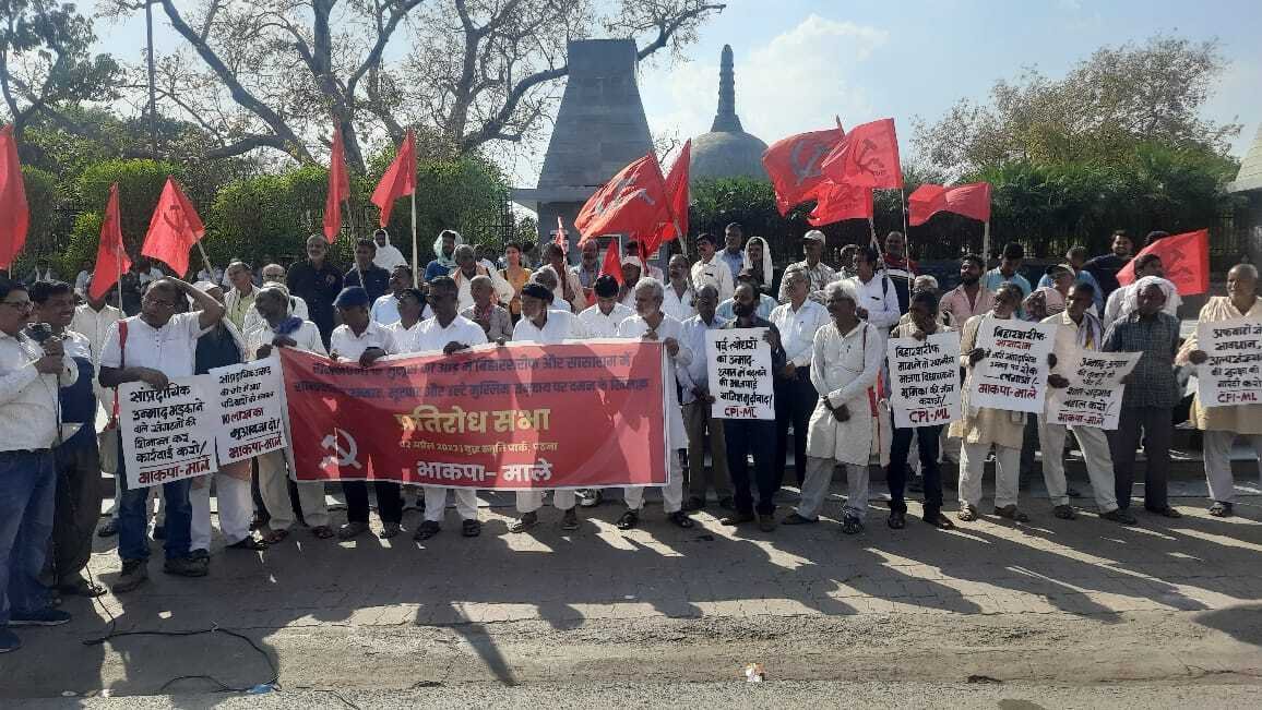 रामनवमी के जुलूस की आड़ में सांप्रदायिक उन्माद की साजिश: माले