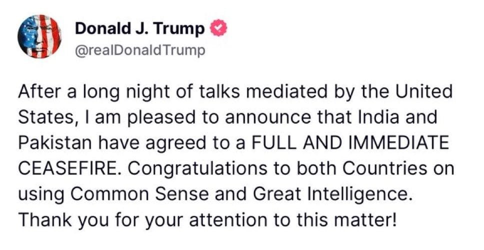 छ्पी-अनछपी: ट्रंप ने दुनिया को बताया- सीज़फायर, बिहार समेत 8 राज्यों में सीबीआई के छापे